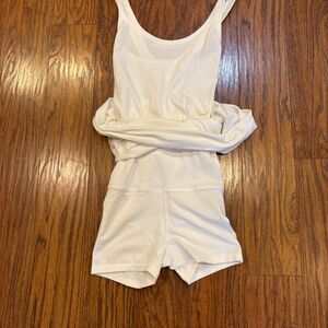 Lululemon Athletic Dress White With Shorts Built-in Women's S